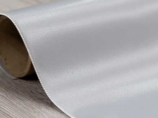 Acrylic-coated fiberglass fire blanket