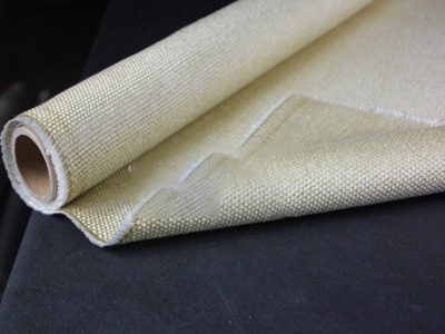 Vermiculite Coated Fiberglass Fabric For Flexible Compansator