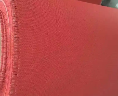Acrylic-coated refractory glass fiber cloth