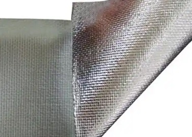 Aluminum Coated Fiberglass Fabric For Protection Piping Outside
