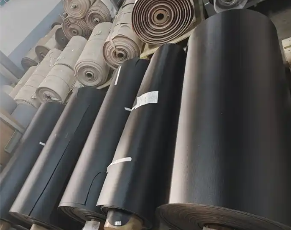 Fireproof PU Coated Fiberglass Fabric one Sided